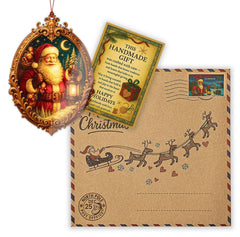 Santaxmas 2 ornament with story card included