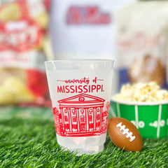 Ole Miss Rebels 16oz frosted plastic cup for parties