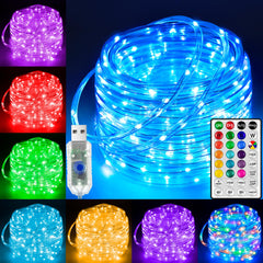 Ollny USB rope lights 33FT 100 LED with remote