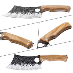 OLULU Serbian Chef Knife 7in image