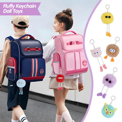 Non-toxic materials safe plush keychains by OMyFav