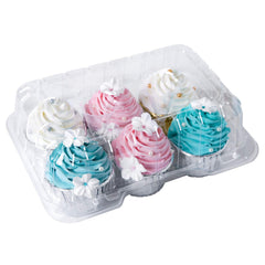 One More clear cupcake boxes 6 cavity pack 15