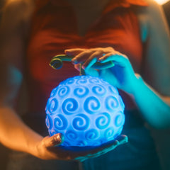 One Piece Devil Fruit Lamp powered via USB-C or AAA batteries