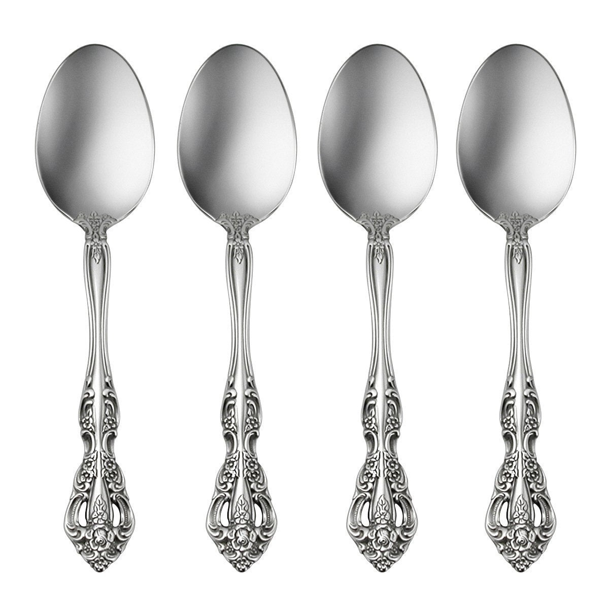 Oneida Michelangelo flatware set 4 dinner spoons 18/10 stainless