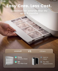 oneisall PP03 pet hair collection bin detail