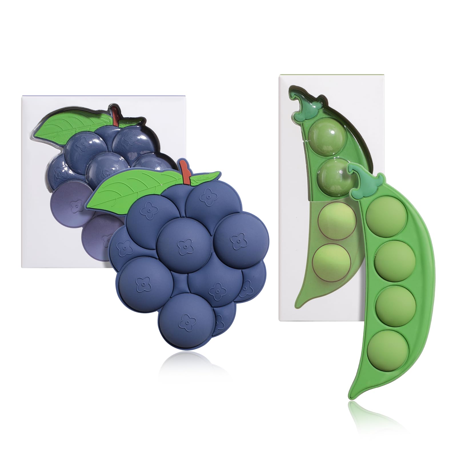 Oneleaf Creative Refrigerator Magnets 3D grape design on fridge