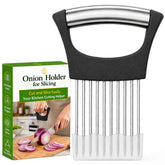 Onion Slicer stainless steel with prongs and handle