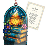 ONM-511-ALC-BookTR3 ornament with story card ready to gift