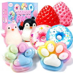 Product image of OORAMOO 8 pack big taba squishy set box kit