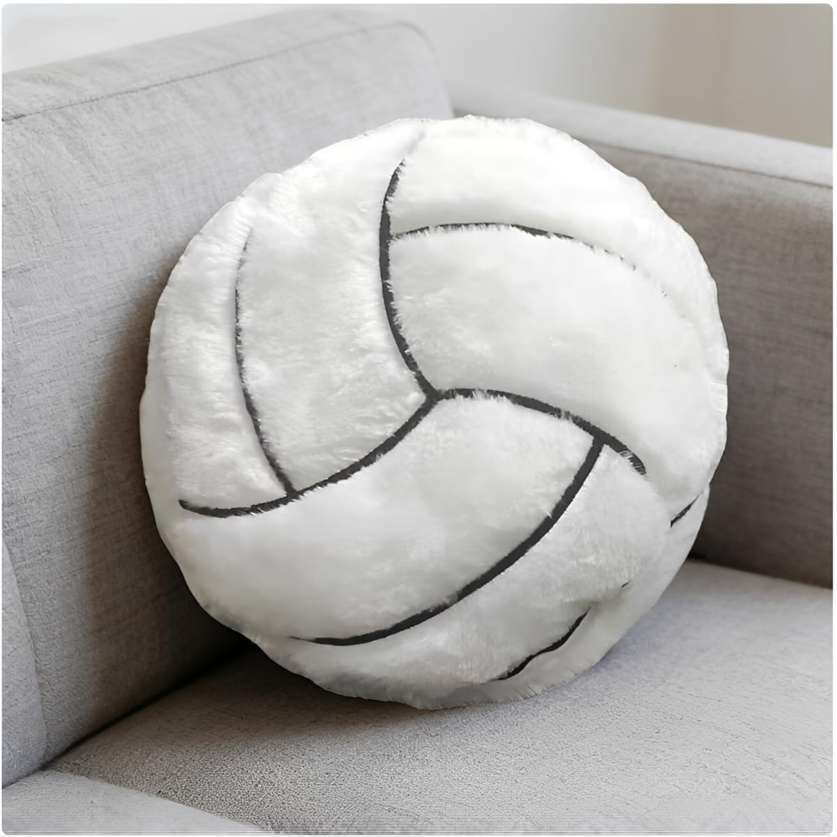 OPHRBU volleyball plush pillow 14 inch vacuum packed ready to fluff