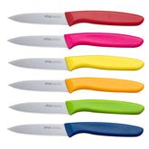 OPOLIA paring knife set 6 pieces stainless steel blades