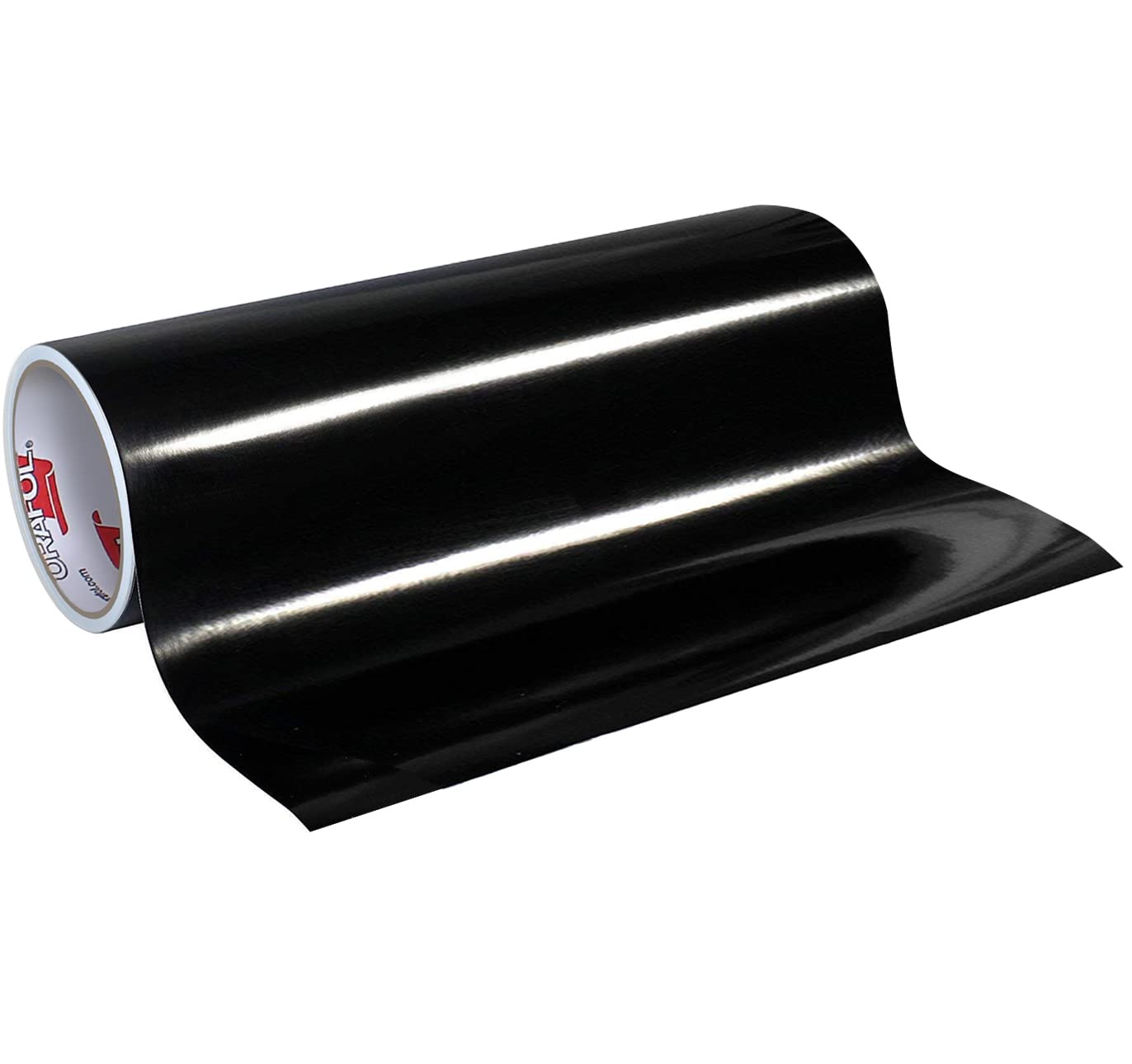 ORACAL 651 Black Glossy Vinyl roll 24x10 ft for craft cutters and vinyl sign cutters