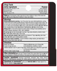 Orajel Nighttime Toothache Pain Relief Cream 0.25 Oz container