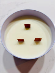 Orange Peach Vanilla fragrance notes candle Aura & Ember