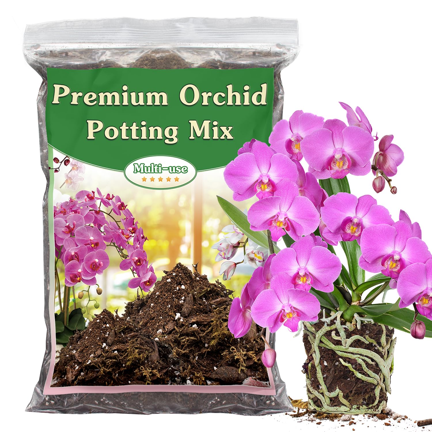 Orchid Potting Mix 1 Quart packaging