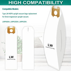 Oreck LWPK25OH Type LW HEPA vacuum bag