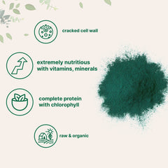 Non-GMO organic chlorella powder no additives 10 Ounce