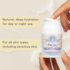 Organic Face Cream with aloe vera and green tea ingredients
