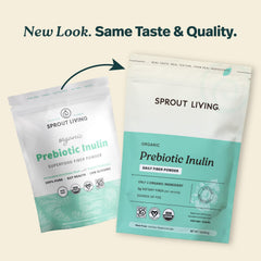 Organic inulin powder with FOS for digestion 90 servings