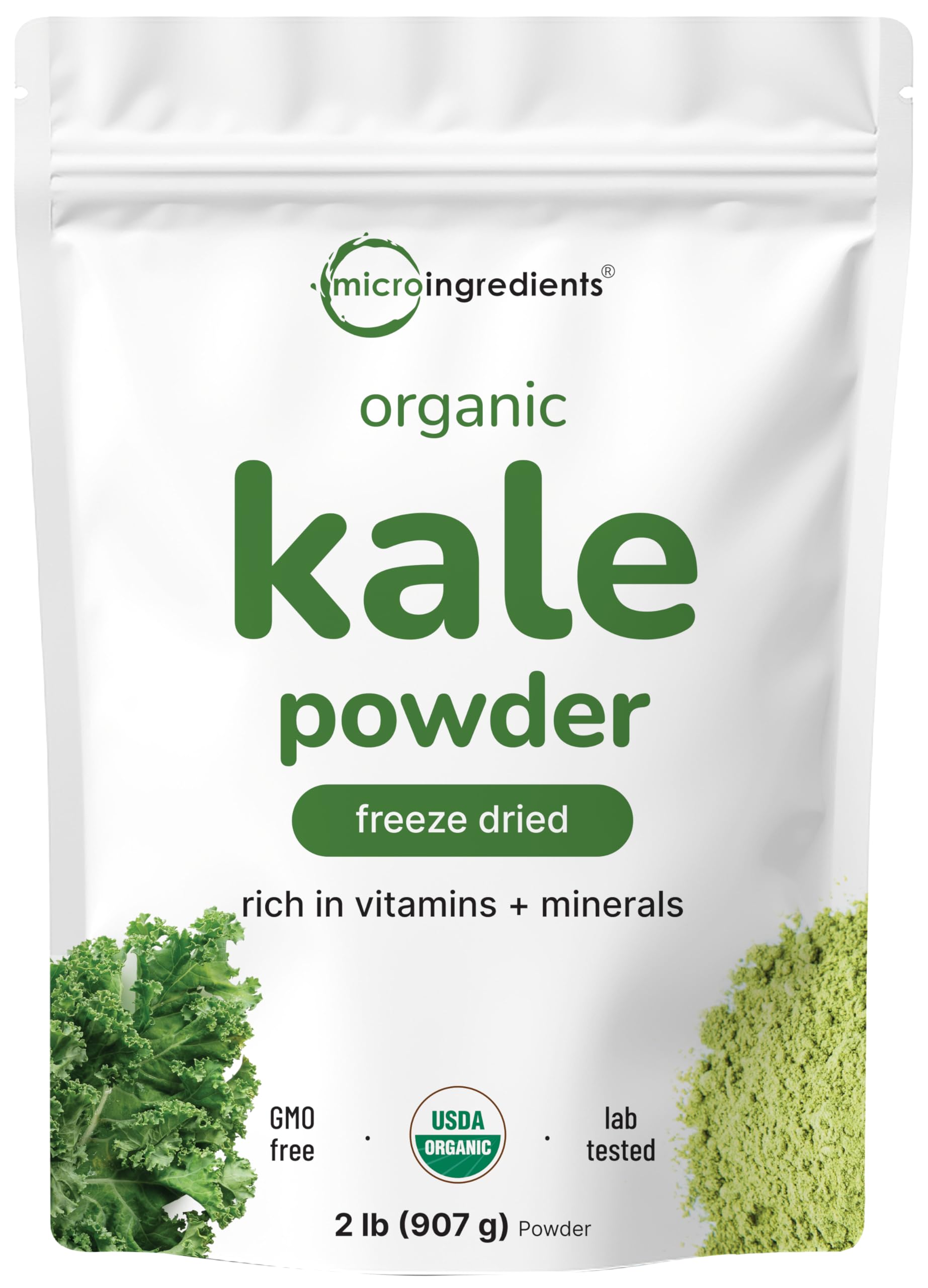 Organic kale powder bulk 2 pounds US grown
