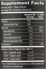 USDA Organic MCT Oil Nutiva bottle