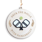 ornament ta05-1 with pickleball theme for holiday decor