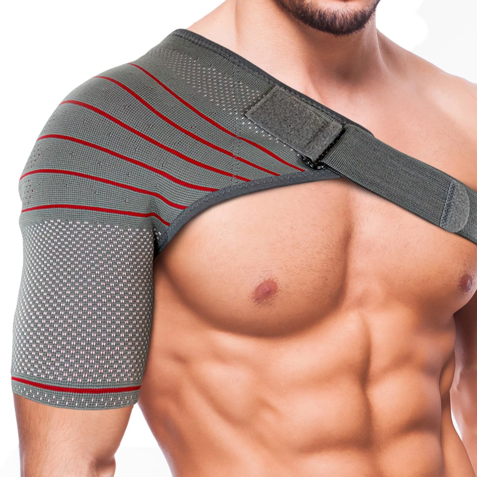 ORTONYX shoulder stability brace compression sleeve for rotator cuff support