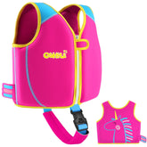 OSHYLE toddler swim vest front zipper design for easy on off