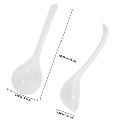 Bone china porcelain Asian soup ladle OSOLADY