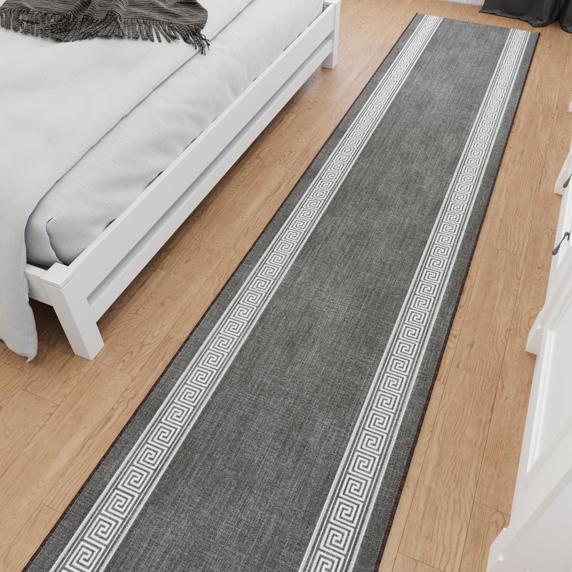 Ottomanson Mud Mat 2'7 x 2' brown border indoor mat