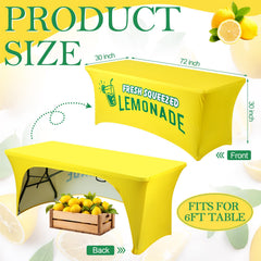 Open back design on standard folding table with tablecloth