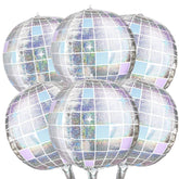 OuMuaMua 22 Inch disco ball balloons set of 6