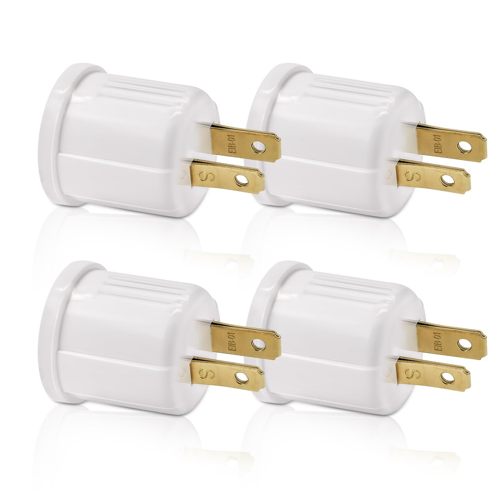 Outlet to Socket Adapter white color image