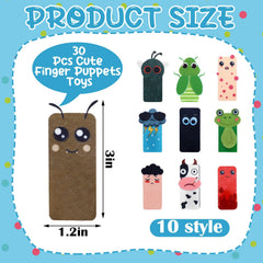Three sets of ten styles finger puppets for Passover education