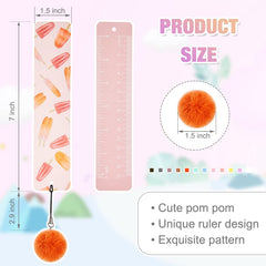 Kids page markers gift set with pom pom by Outus