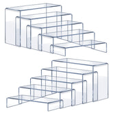 OVNTHYK acrylic risers crystal clear 10 pcs display set
