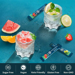 Sugar Free electrolyte powder travel packs by OZENKE