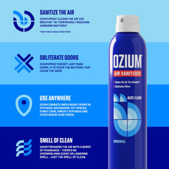 Ozium original scent 8oz pack2 spray bottle