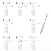 ozxno 8-pcs mini glass funnels height 50 mm diameter 14 mm borosilicate