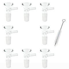 ozxno 8-pcs mini glass funnels height 50 mm diameter 14 mm borosilicate