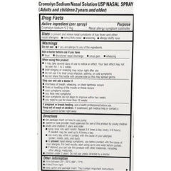 Pack of 2 Cromolyn Sodium Nasal Solution bottles