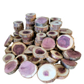 Pack of 100 small cedar wood slices