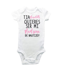 Bautizo Spanish language option bodysuit image
