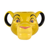Paladone Simba lion king shaped mug front view