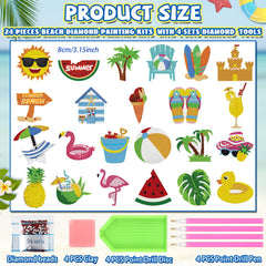 Palm tree design refrigerator magnet from Tellegloww 24 pcs
