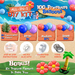 Palm tree foil balloon accent image