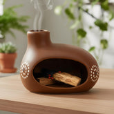 Palo Santo Holder ceramic chimney with ash catcher