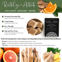 Palo Santo wax melts for energy cleansing aroma