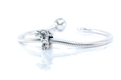 Pandora compatible cow charm core size bracelet