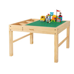 Papablic 2 in 1 activity table Lego compatible surface